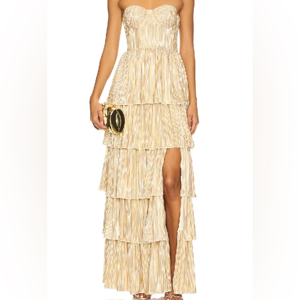 Hattie Gown in Gold